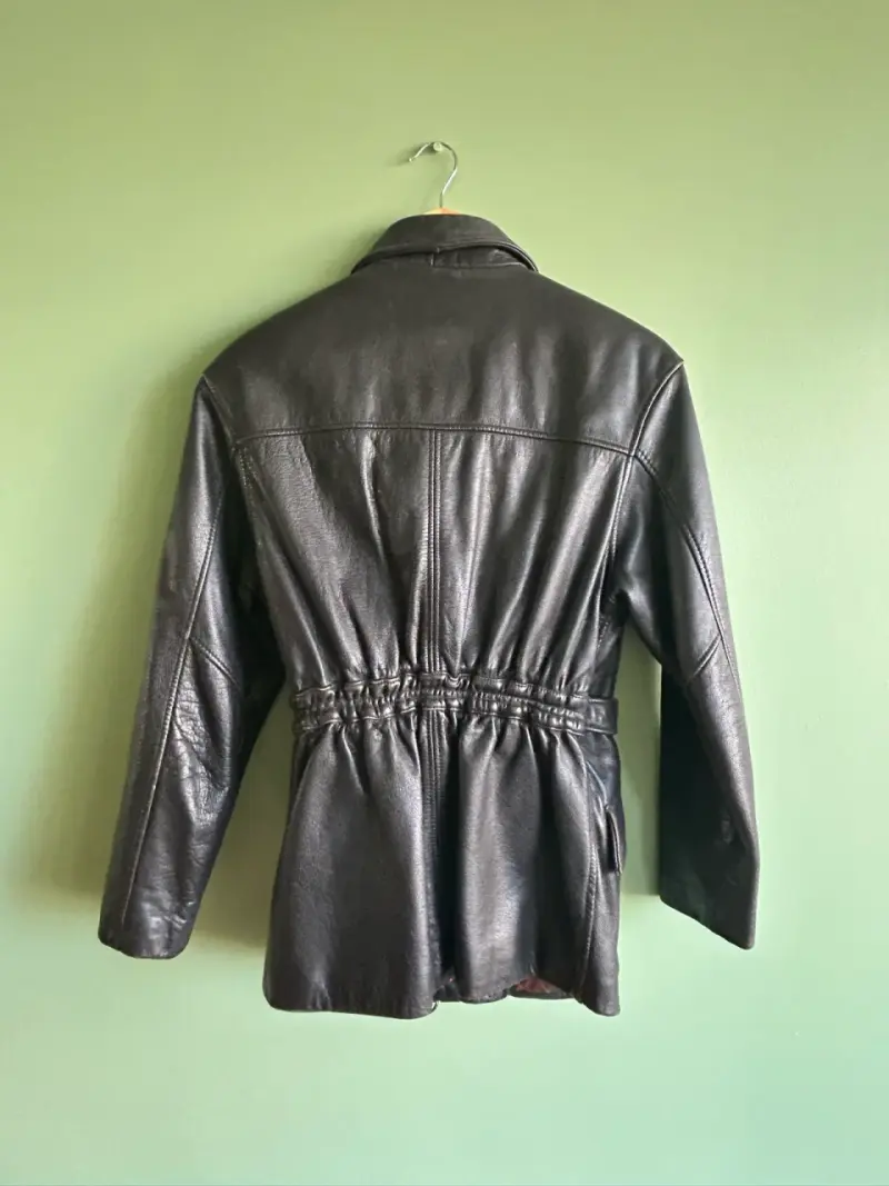 Chaqueta de cuero negra - 2