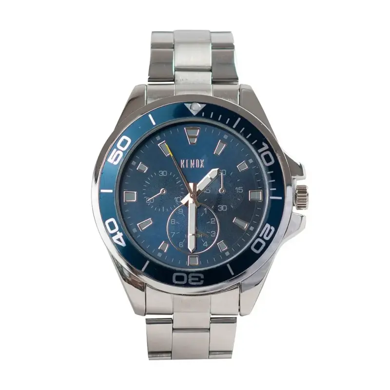Reloj deportivo bisel azul - 2