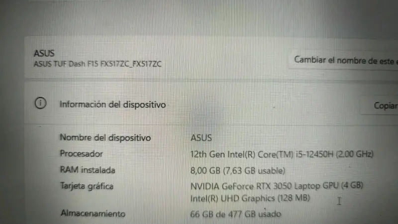 Laptop Asus TUF Gaming F15 - 2