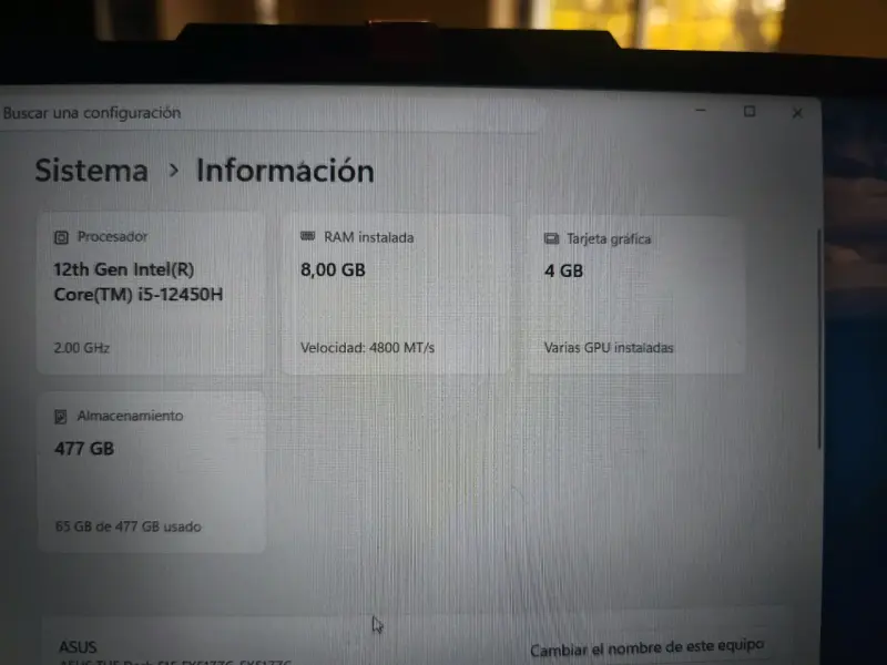 Laptop Asus TUF Gaming F15 - 4