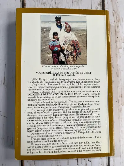 Libro Voces Indígenas Chile de uso común en Chile - miniatura 3