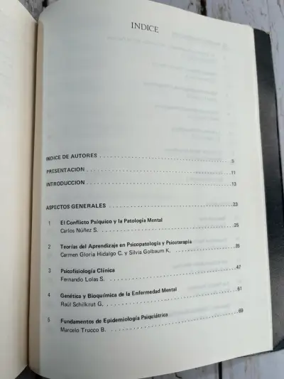 Libro Psiquiatría / Gomberoff Jiménez / 1982 - miniatura 3