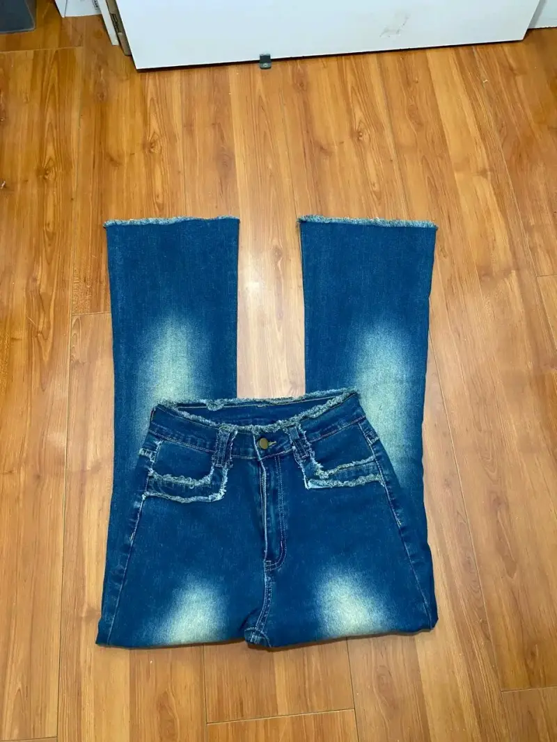 Jeans desgastados azul - 2