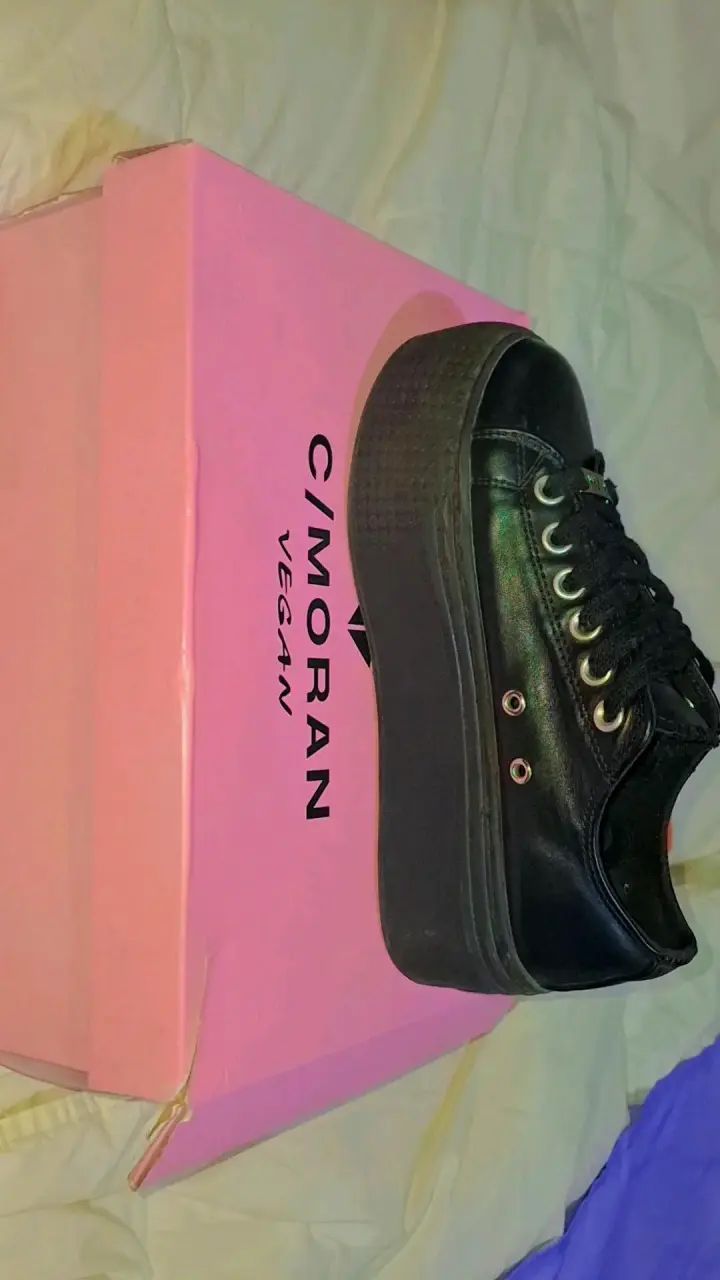 Zapatillas negras plataforma - 2