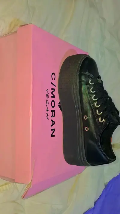 Zapatillas negras plataforma - miniatura 2