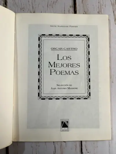 Libro 'Los Mejores Poemas' de Oscar Castro - miniatura 4