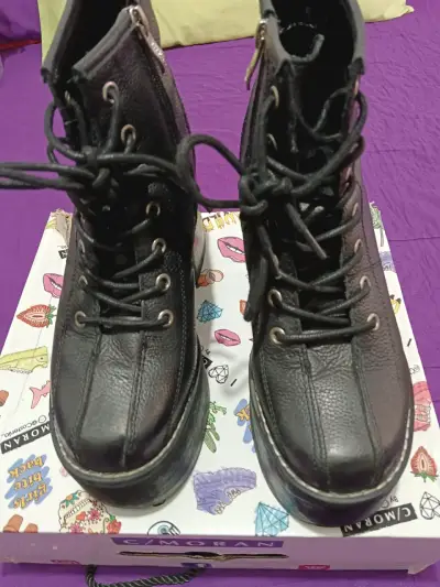 Botines negros con plataforma - miniatura 3