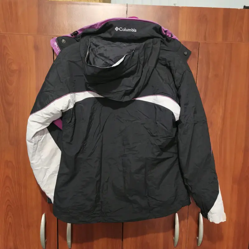 Chaqueta Columbia negra y rosada Talla S - 5