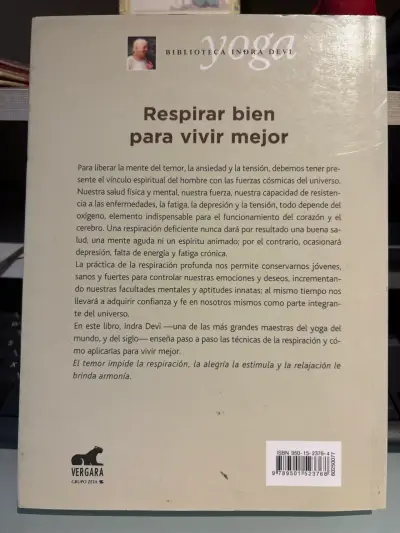 Libro Respirar Bien Indra Devi - miniatura 2
