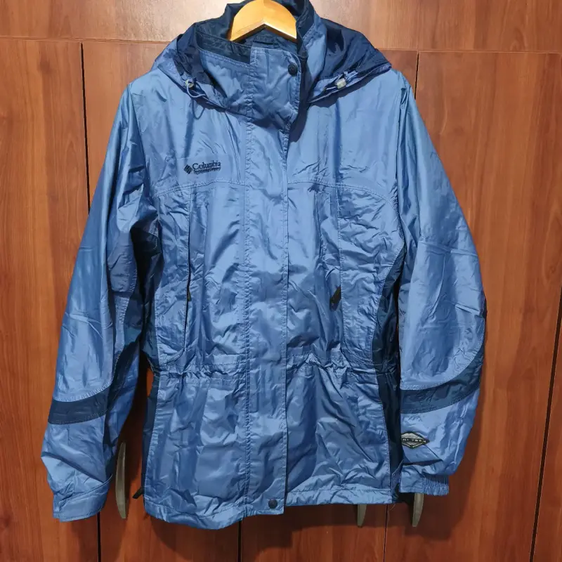 Chaqueta azul Columbia impermeable - 2