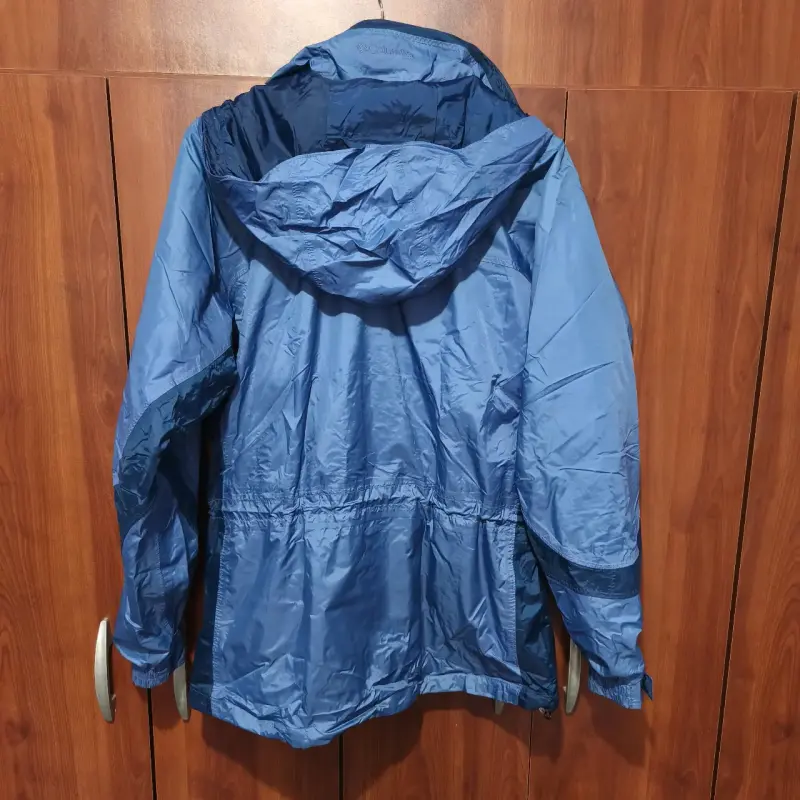 Chaqueta azul Columbia impermeable - 3