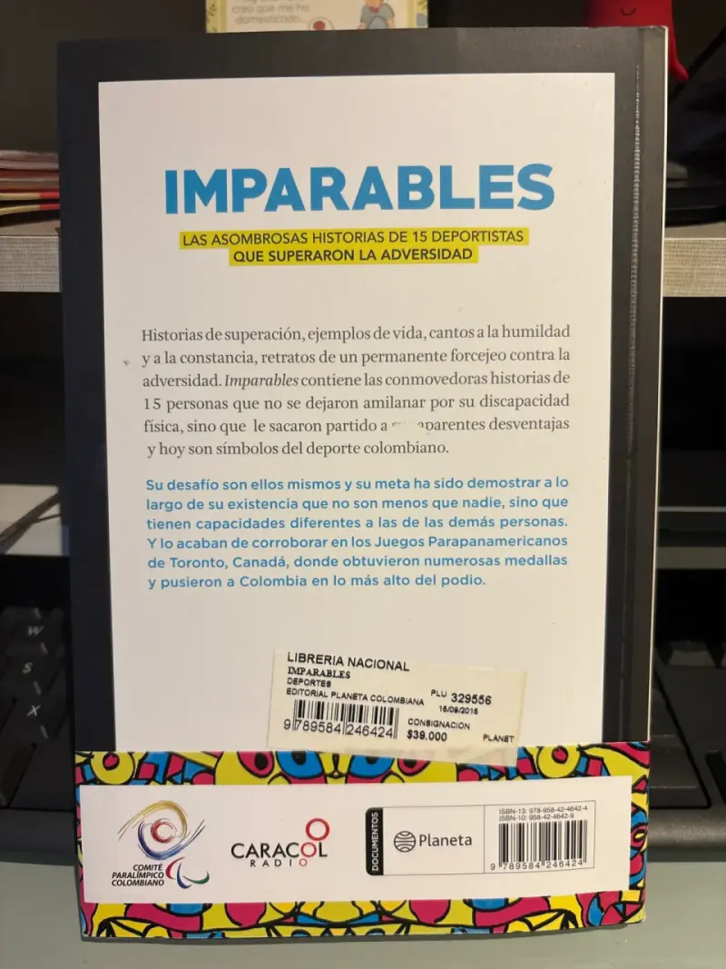 Libro Imparables: historias de deportistas - 2