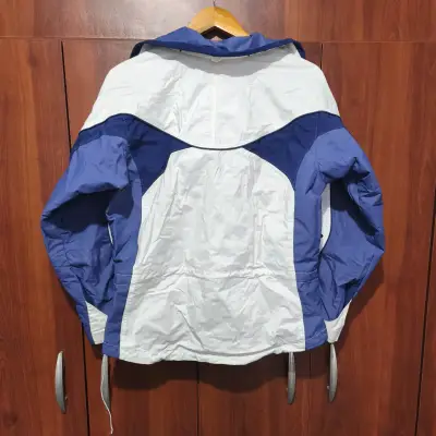 Parka Columbia blanca y azul - miniatura 2