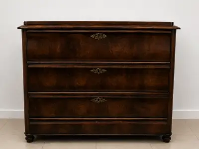 Cómoda de madera antigua - miniatura 1