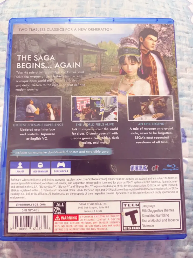Juego PS4 Shenmue I & II - 2