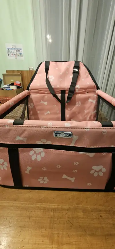 Transportín para mascotas rosado - miniatura 1