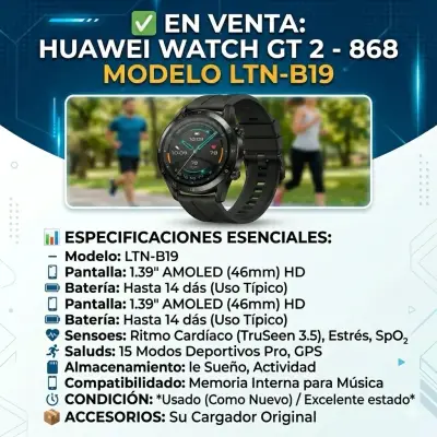 Huawei Watch GT 2 - 868 LTN-B19 - miniatura 1