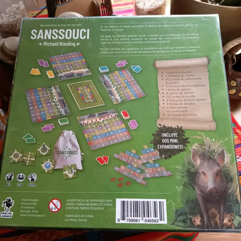 Juego de mesa Sanssouci. Sellado - 2