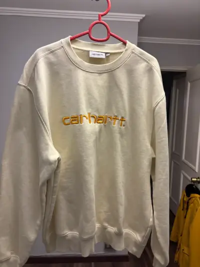 Polerón amarillo pastel Carhartt - miniatura 1