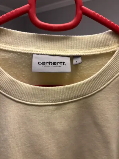 Polerón amarillo pastel Carhartt - miniatura 2