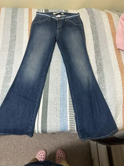 Jeans acampanados azul - miniatura 1