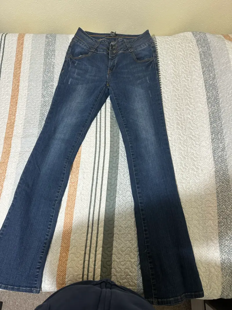Jeans acampanados azul - 2