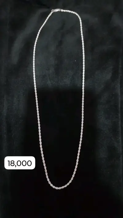 Collar plata trenzado - miniatura 1