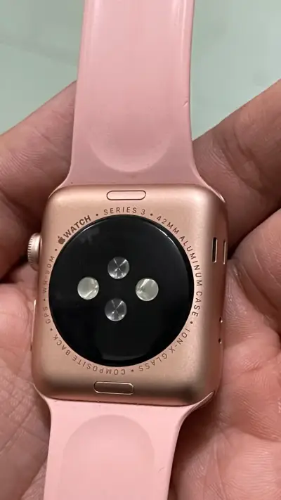 Apple watch S3 rose gold 42mm  funcionando - miniatura 1
