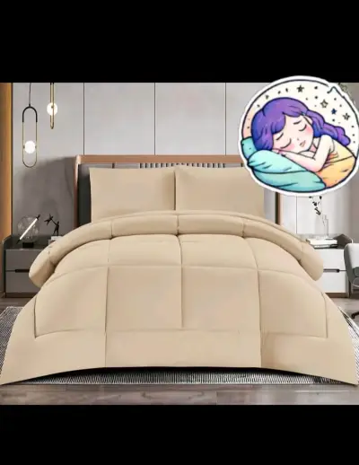 Edredón blanco de cama - miniatura 2