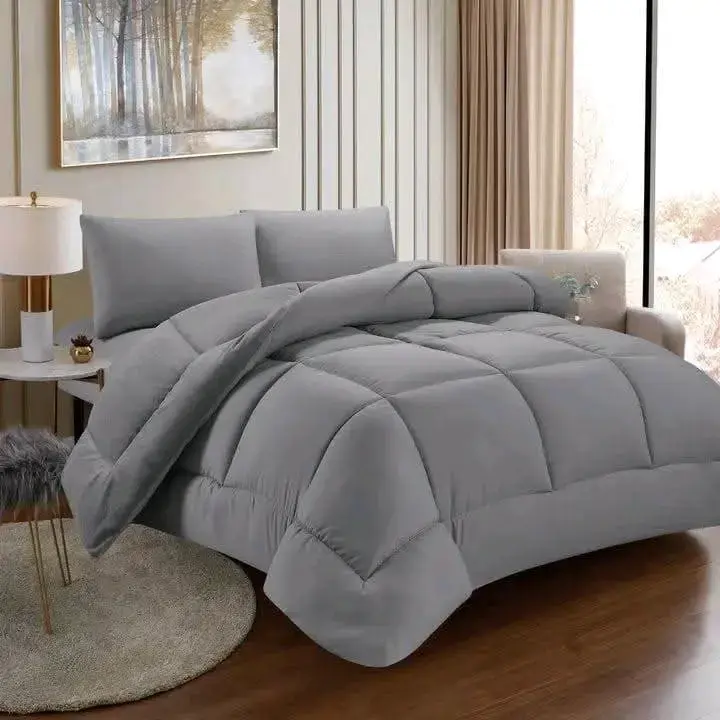 Edredón blanco de cama - 3