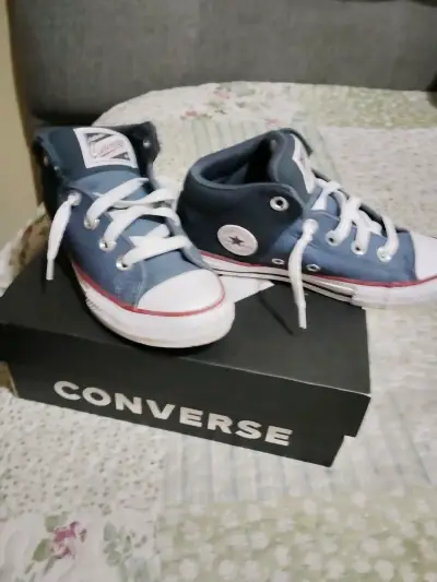 Zapatillas niño Converse azul - miniatura 1