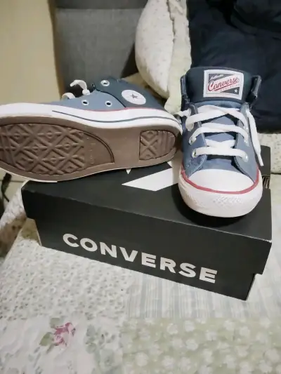 Zapatillas niño Converse azul - miniatura 2