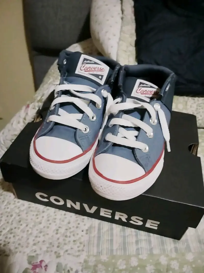 Zapatillas niño Converse azul - 3