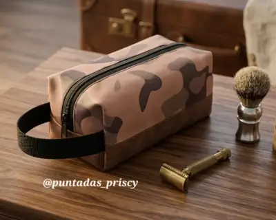 Neceser camuflaje con asa - miniatura 1