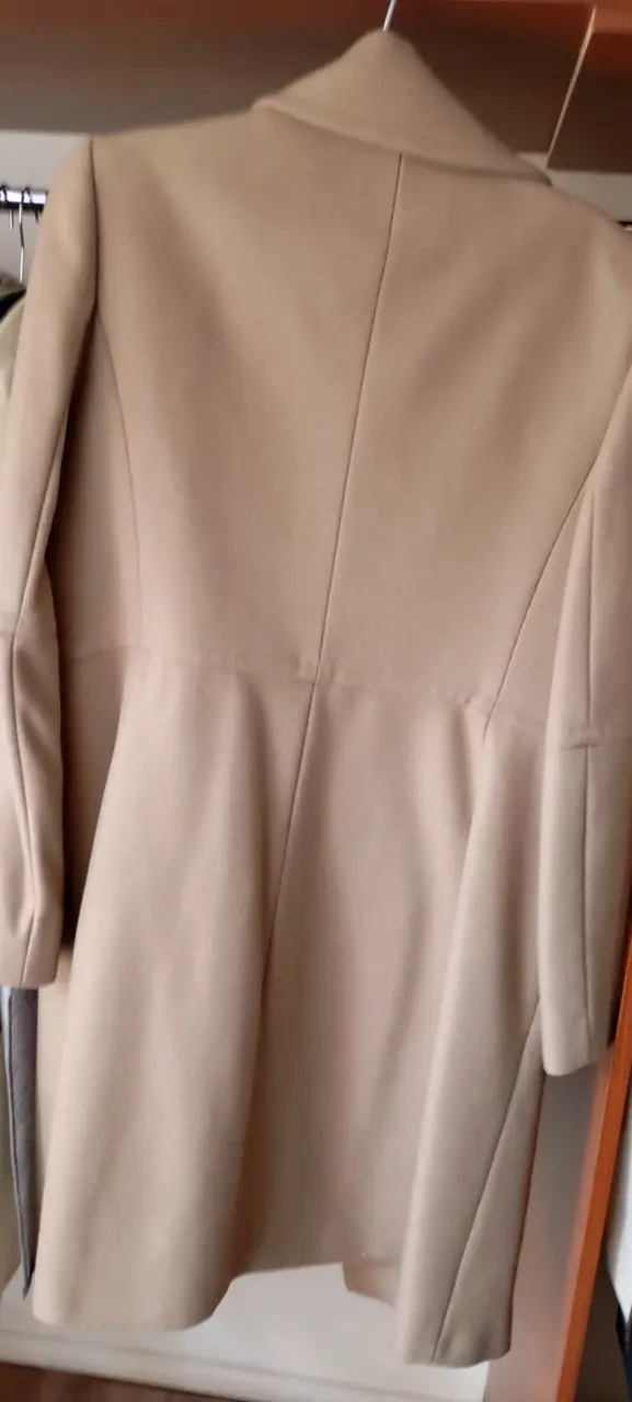 Abrigo largo beige - 3