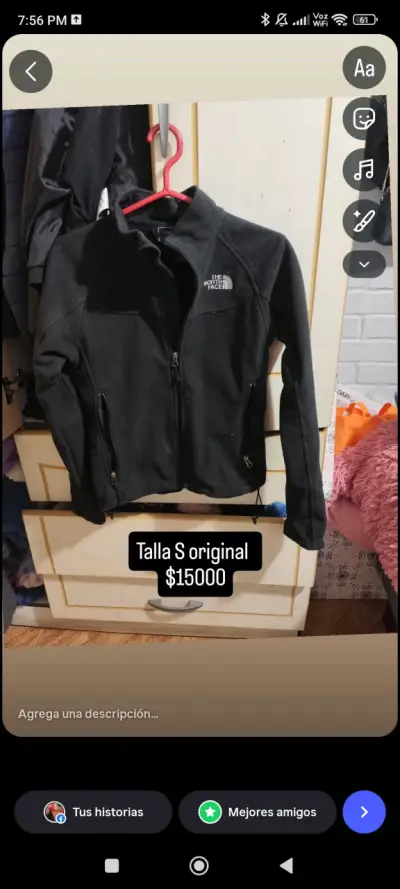 Polar negro The North Face - miniatura 1