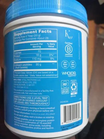 Vital Proteins Collagen Peptides - miniatura 3