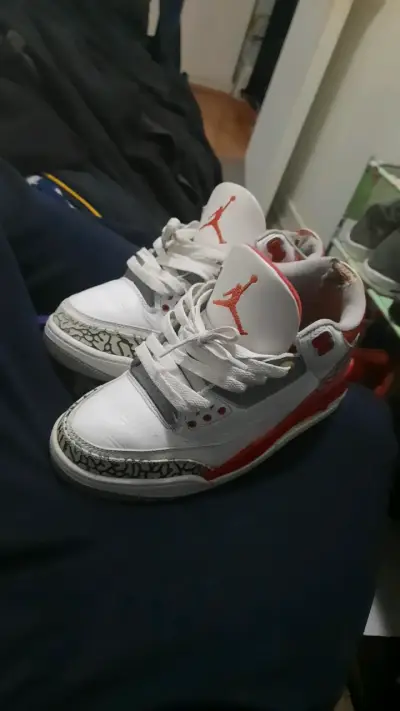 Jordan retro 3 fire red talla 38 - miniatura 3