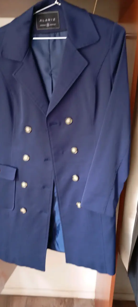 Abrigo azul elegante - 2