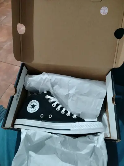 Zapatillas Converse negras altas - miniatura 3