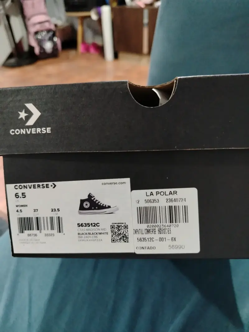 Zapatillas Converse negras altas - 4