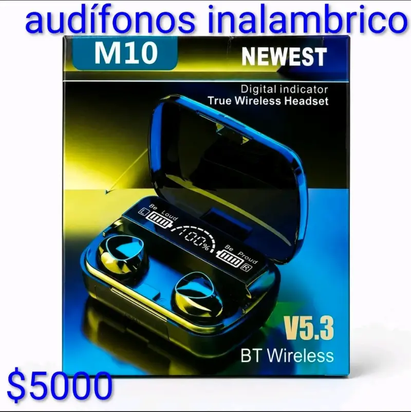 Audífonos inalámbricos M10 V5.3