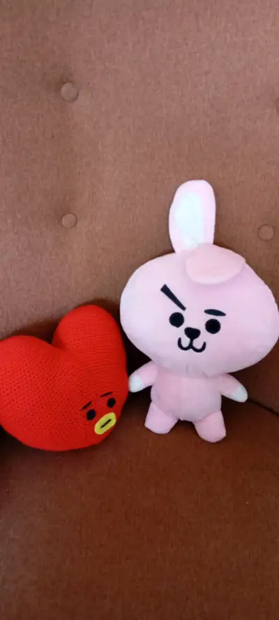Peluches conejito y corazón - miniatura 1