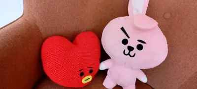 Peluches conejito y corazón - miniatura 3