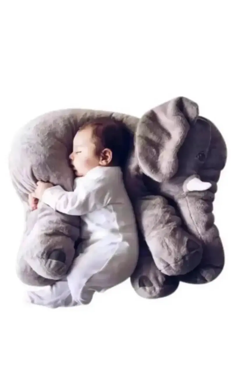 Peluche elefante gigante gris - 3