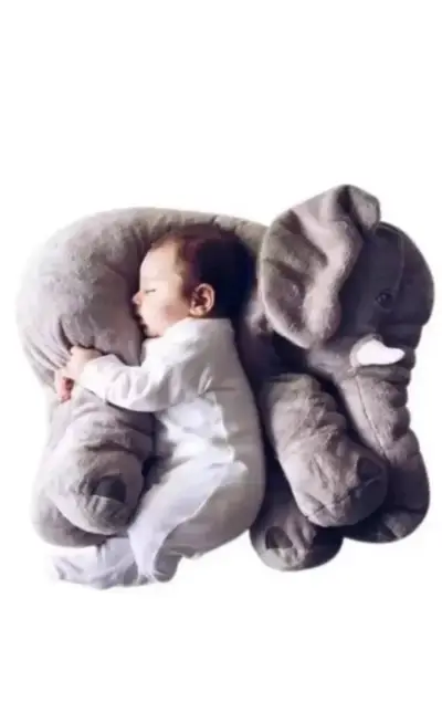 Peluche elefante gigante gris - miniatura 3
