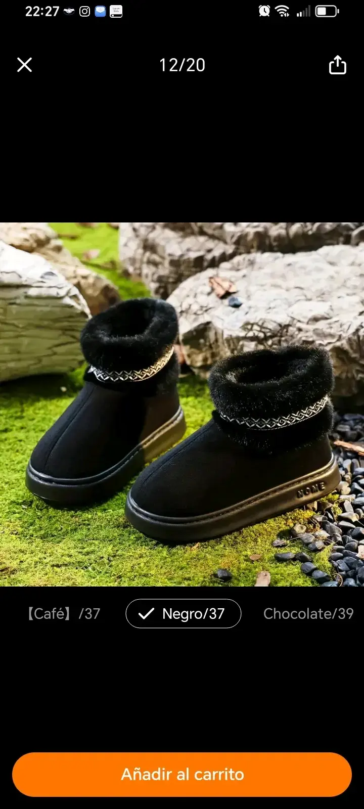 Botines de invierno negros - 3