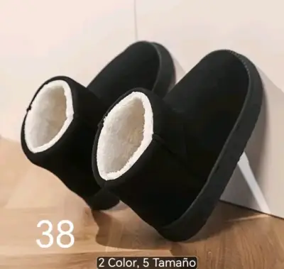 Botines de invierno negros - miniatura 5