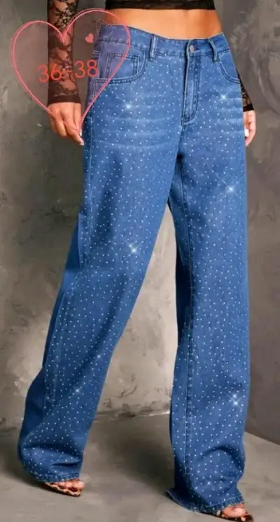 Jeans acampanados azul claro - miniatura 2