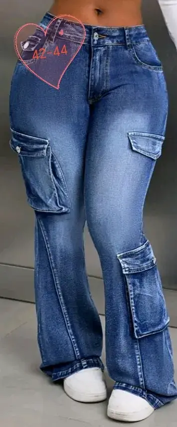 Jeans acampanados azul claro - miniatura 3